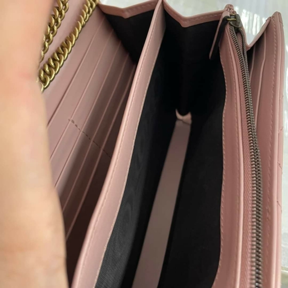 100% Authentic Gucci GG Marmont WOC Leather Shoulder Bag - Picture 12 of 14